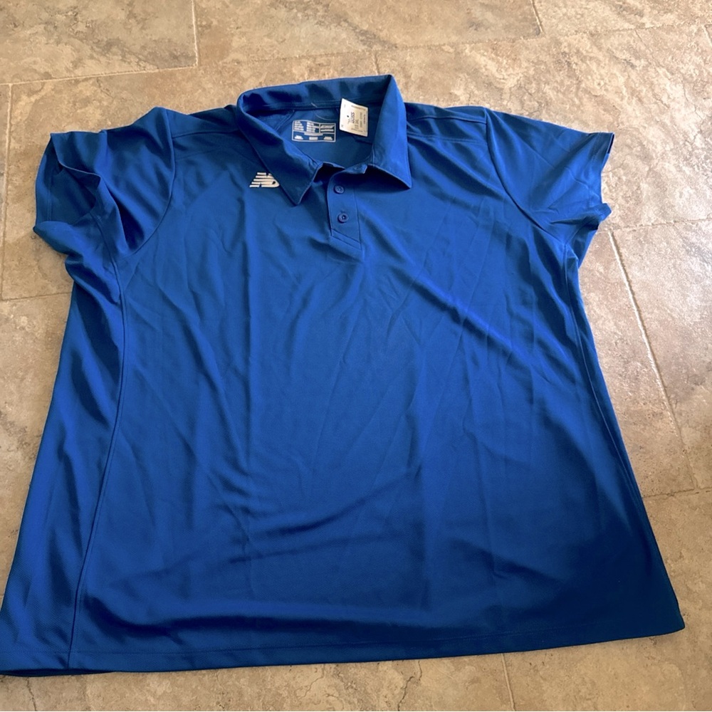 New balance woman’s Blue Polo Shirt 3xl nbdry